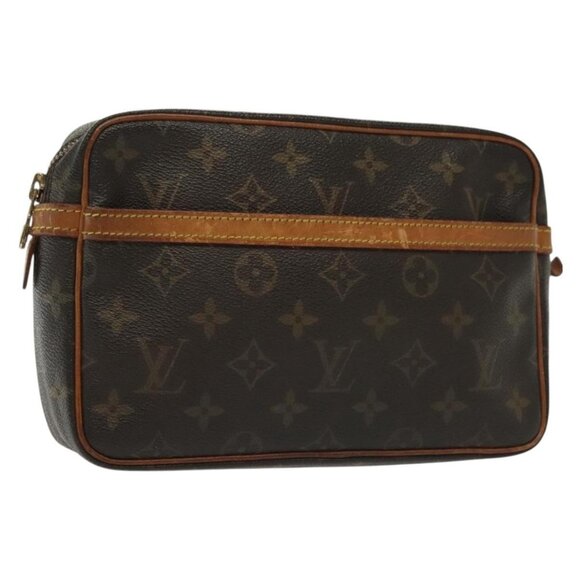 LOUIS VUITTON Monogram Compiegne 23 Clutch Bag M51847 LV Auth BA4713 - Picture 1 of 16